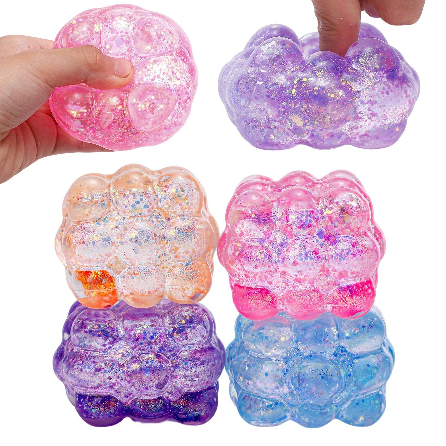 Glitter magic cube Squishy
