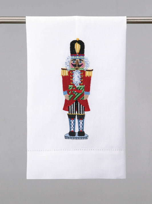Red Nutcracker Hand Towel