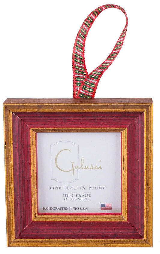 Red Frame Ornament