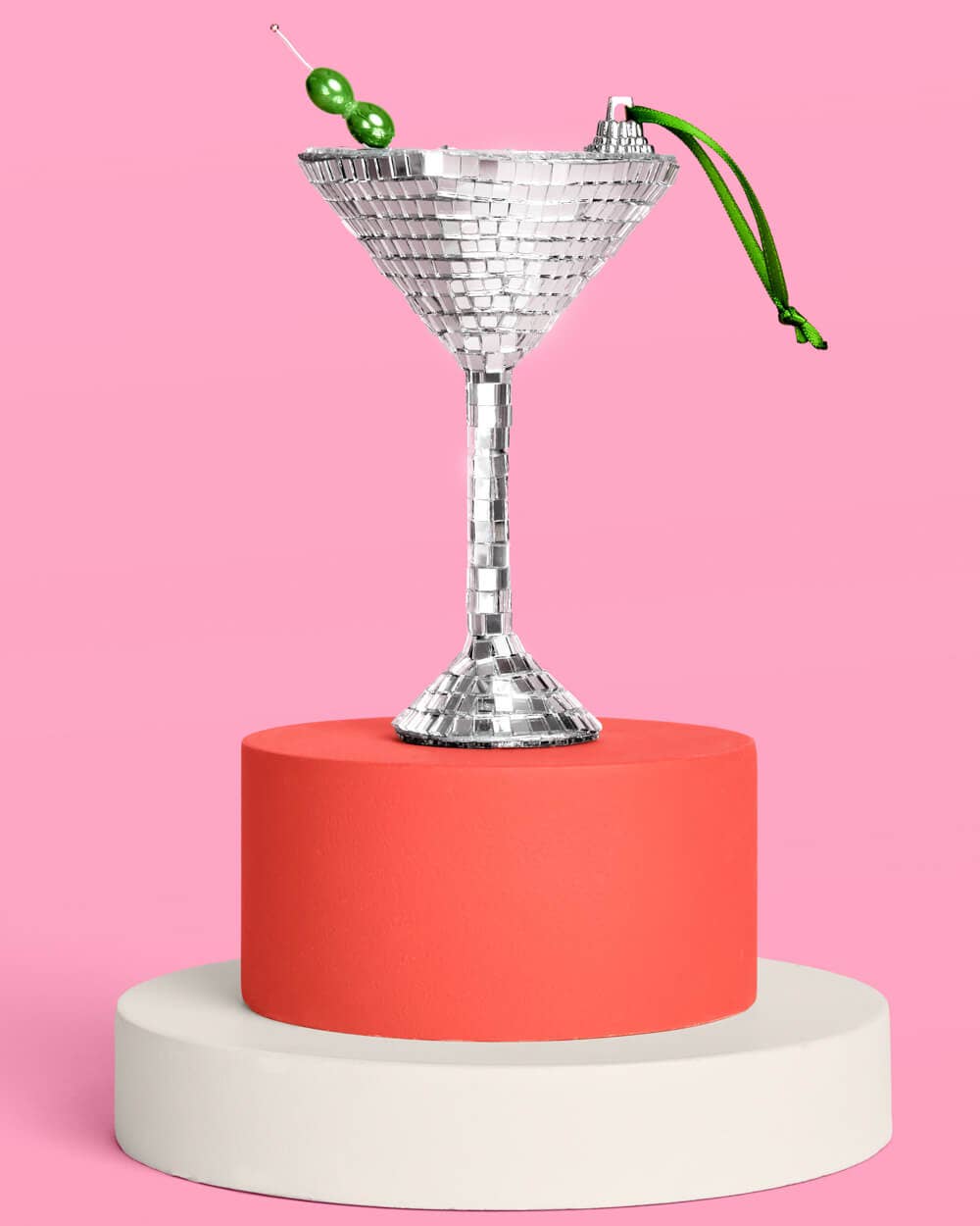Disco Martini Ornament