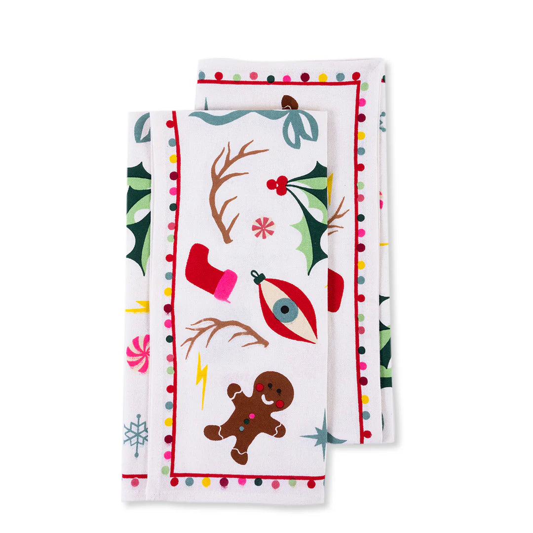 Twinklemas Tea Towels