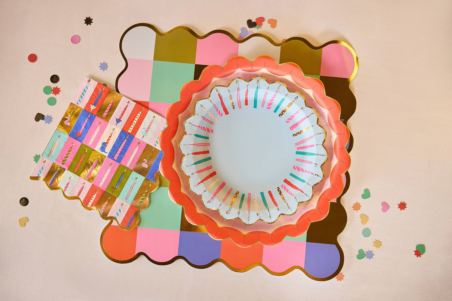 Birthday Wishes Dessert Plate Set