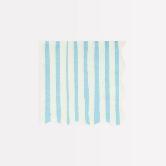 Blue Stripe Small Napkins