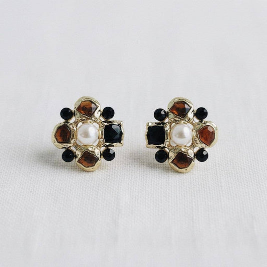Artful Geometric Drop Earrings