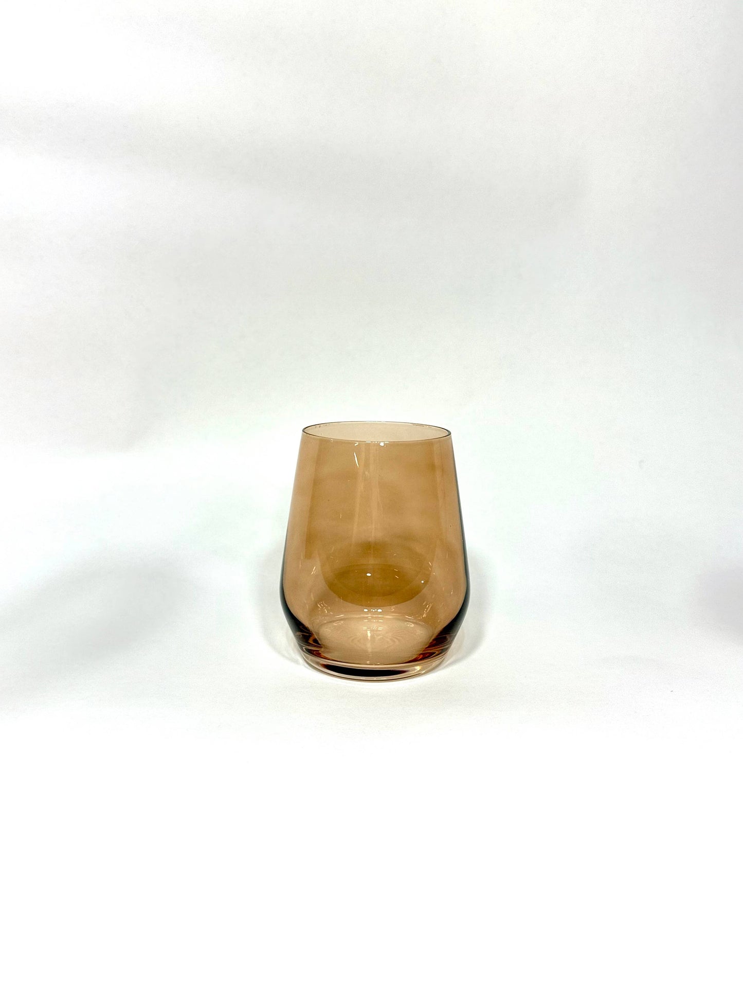 Brown Sugar - Stemless Colored Wine Glasses