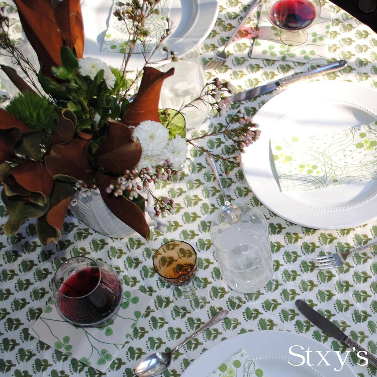 Lucky Clover Cocktail Napkins