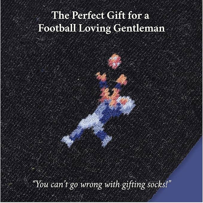 The Furious Football Player | Novelty Socks for NFL Fans