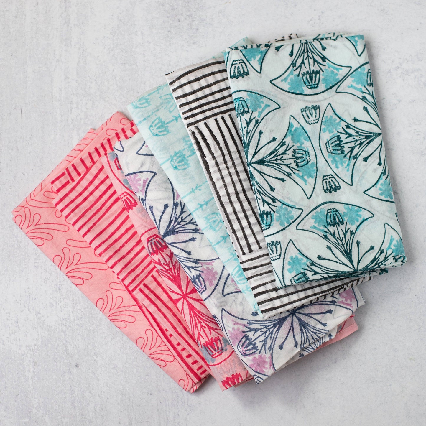 Sarong - Pink Voile - Mosaic, Saltwater & Pink
