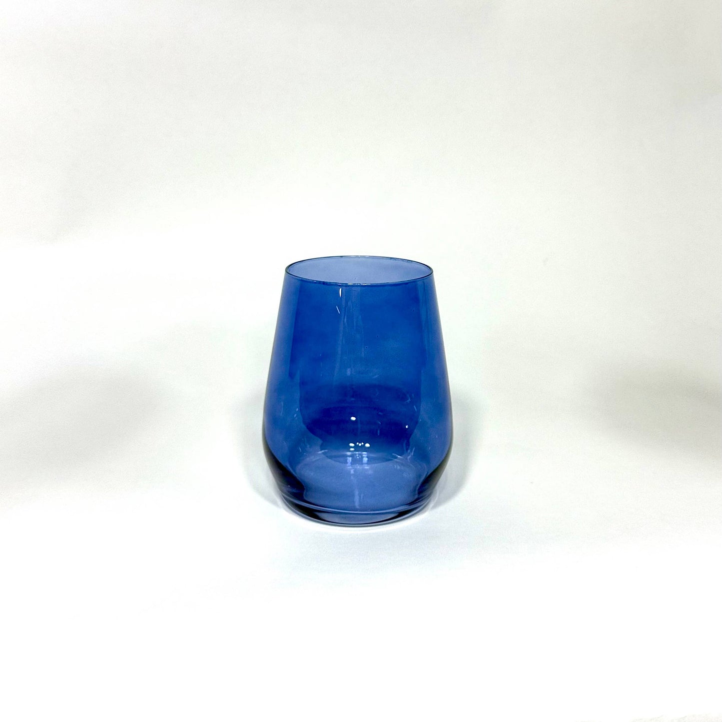 Indigo- Stemless Colored Wine Glass