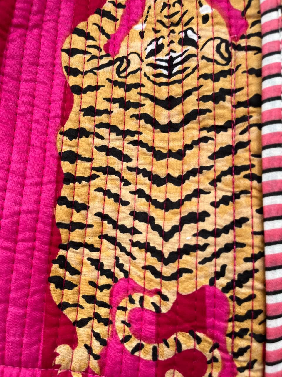 Soft Cotton Quilted Tiger Printed Women