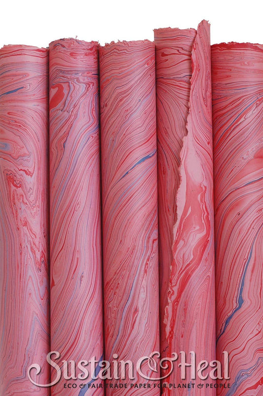 Hot Pink Marble Sheet #133