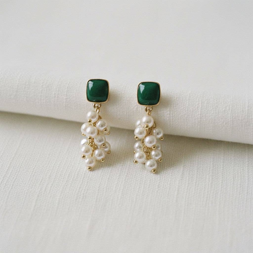 Vintage-Inspired Pearl Drop Earrings