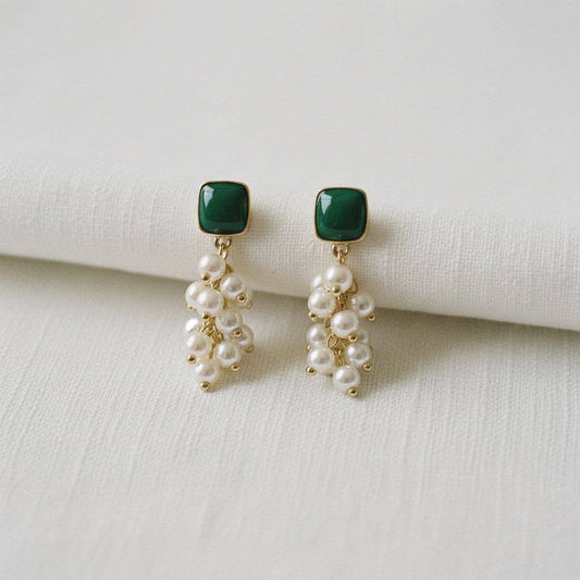 Vintage-Inspired Pearl Drop Earrings