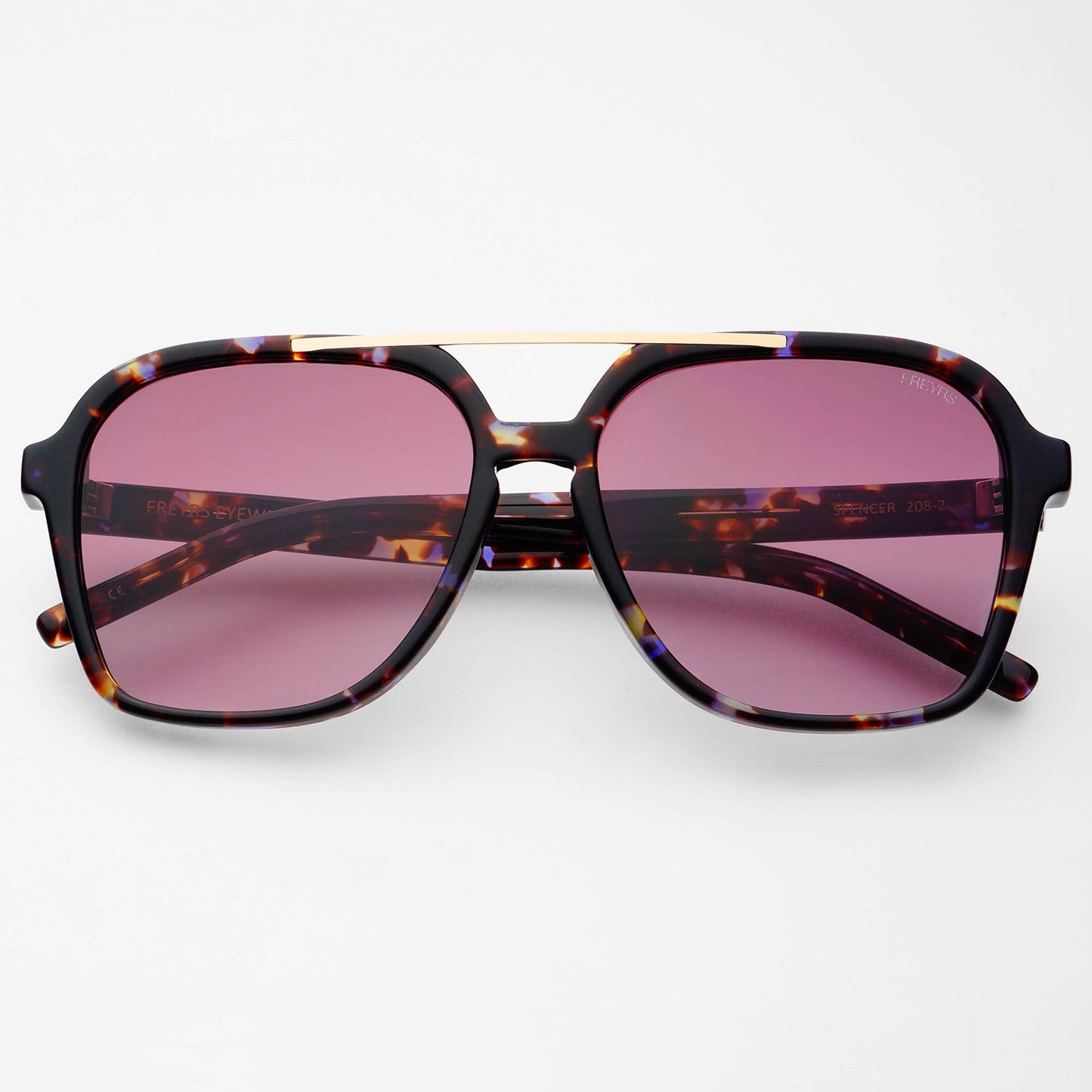Spencer Unisex Aviator Sunglasses