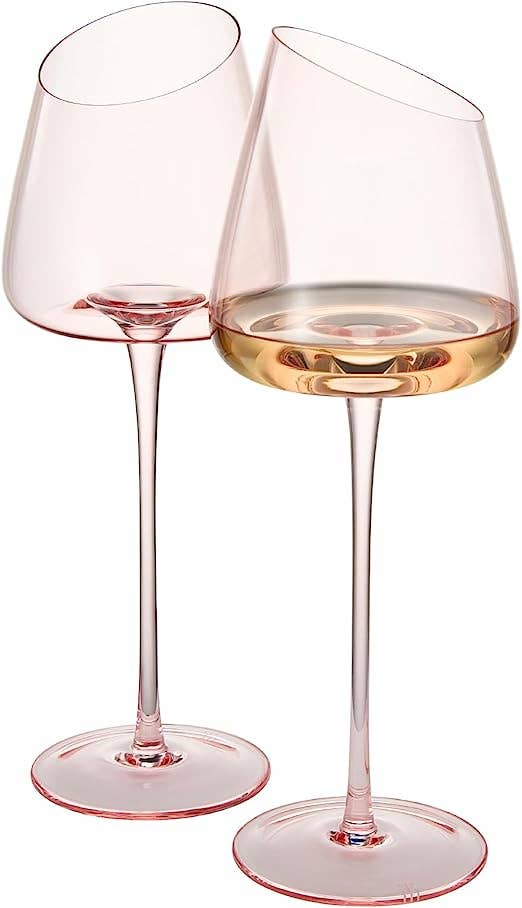 Khen Pink Wine Glasses
