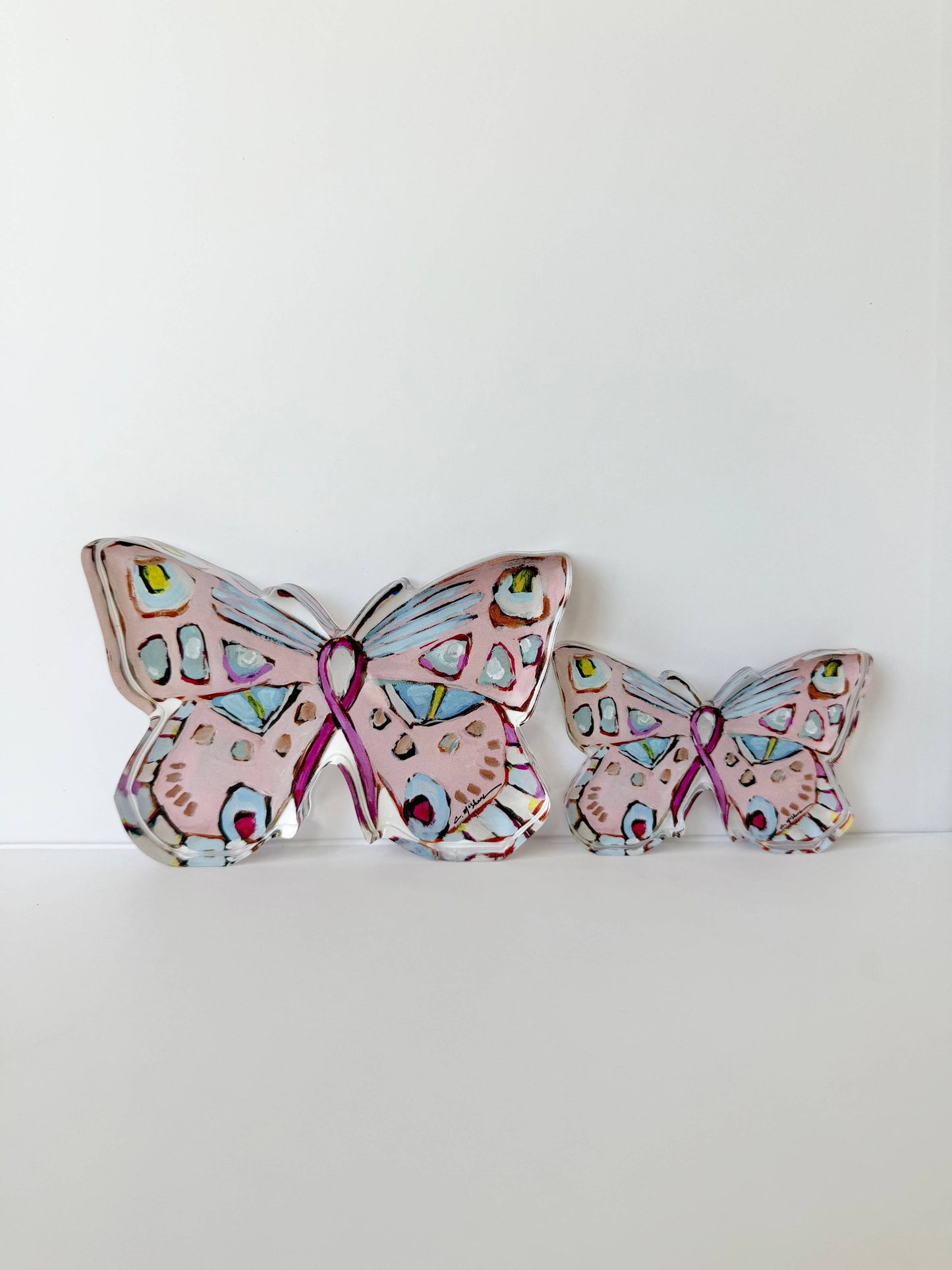 "Butterfly of Hope II" acrylic