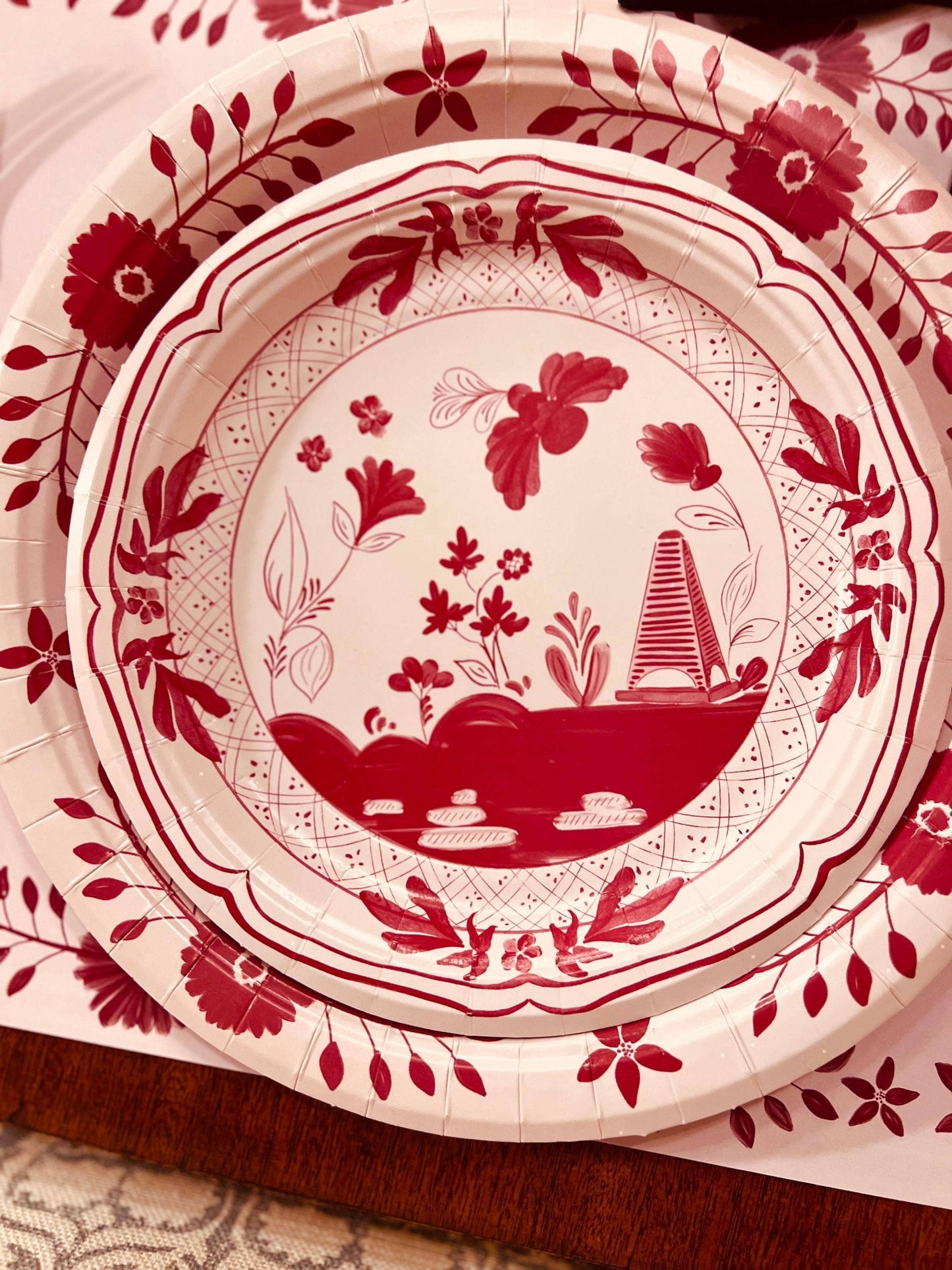 Beachside Pavilion Salad and Dessert Plates 8 per pack