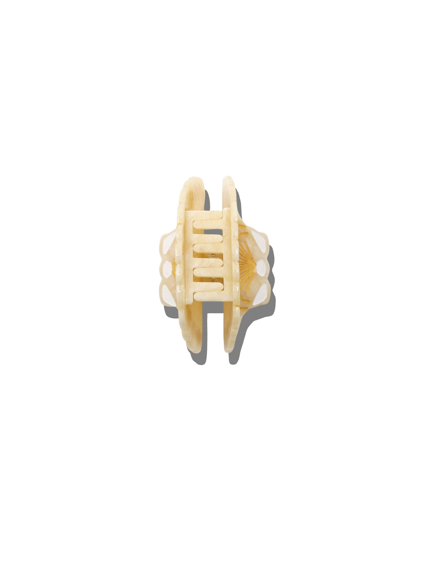 Hand-painted Scallop Seashell Claw Hair Clip | Eco-Friendly