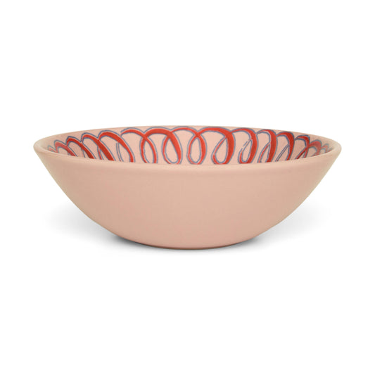 Amalfi Cereal Bowl Pink - 7" Diameter - 10.1 fl oz