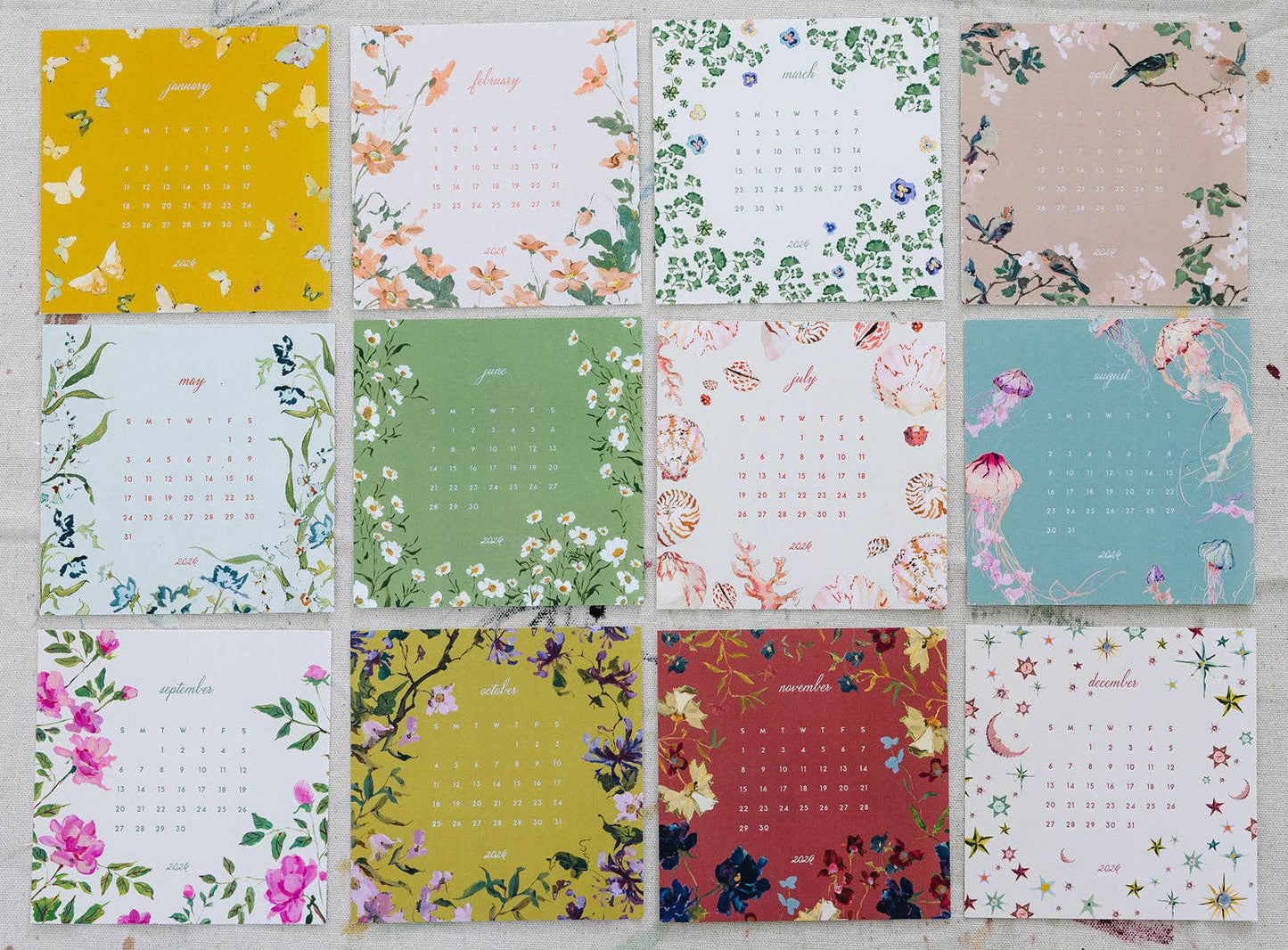 2026 Calendar in the Daisy Chain Box