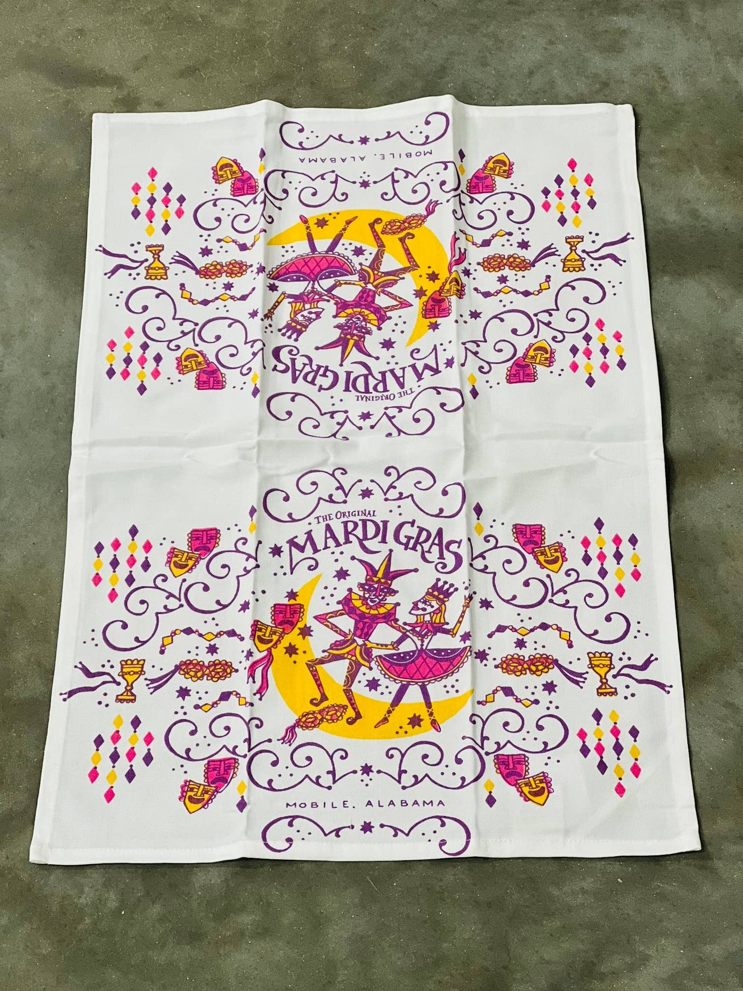 Kitchen Towel - Mobile Mardi Gras