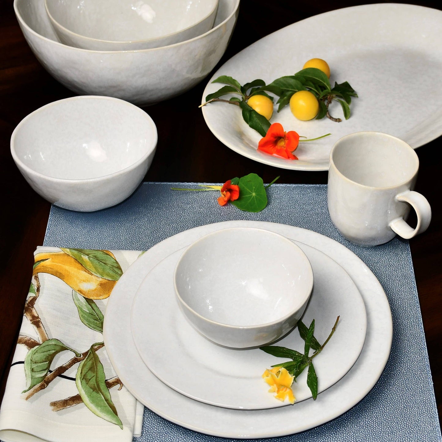 Cozina White Pitcher