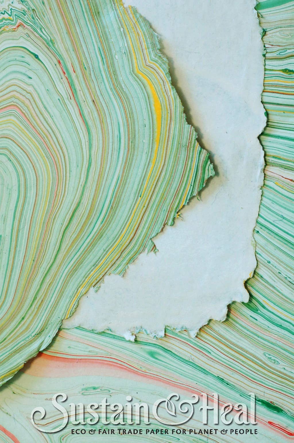 Green and Red Marble Sheet #137