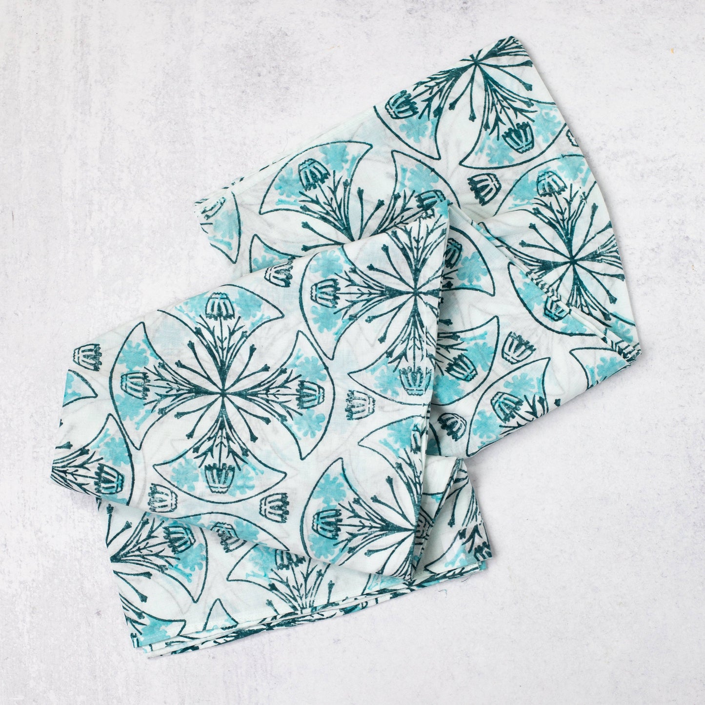 Sarong - Voile Teal - Mosaic, Midnight & Saltwater