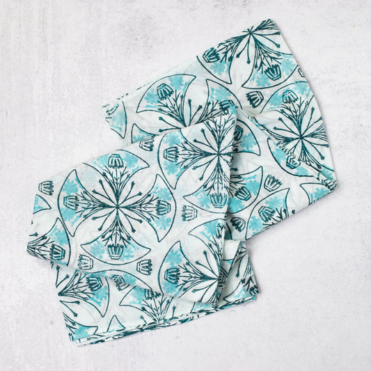 Sarong - Voile Teal - Mosaic, Midnight & Saltwater