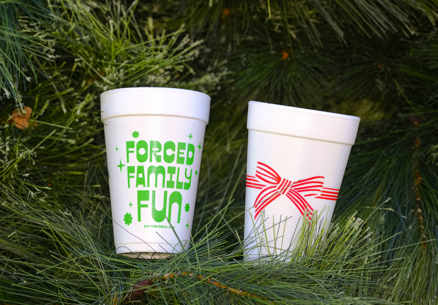 Forced Family Fun 16oz. Foam Party Cups (Set of 10)