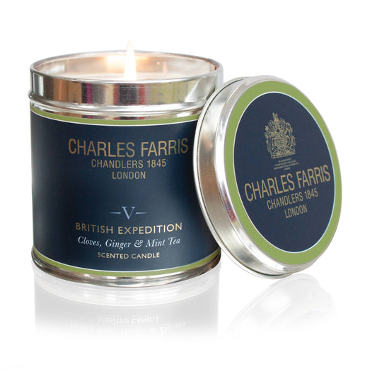 V British Expedition Tin Candle