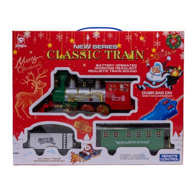 Battery Operated Remote Control Santa Train