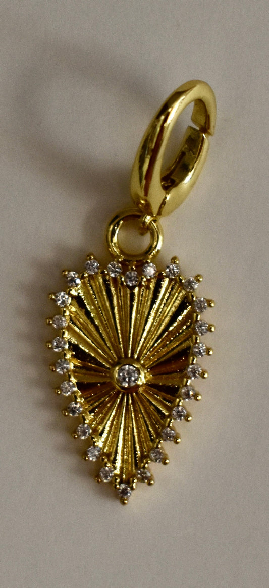 Elongated Heart Pendant
