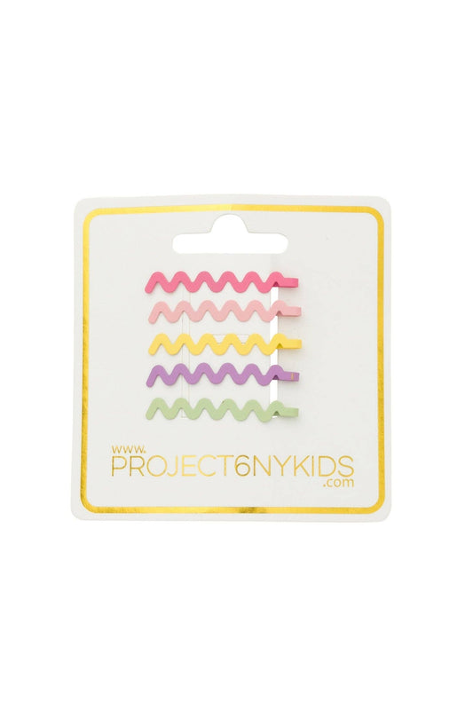 Squiggle Bobby Pins - *Basics* - Colorful Set A