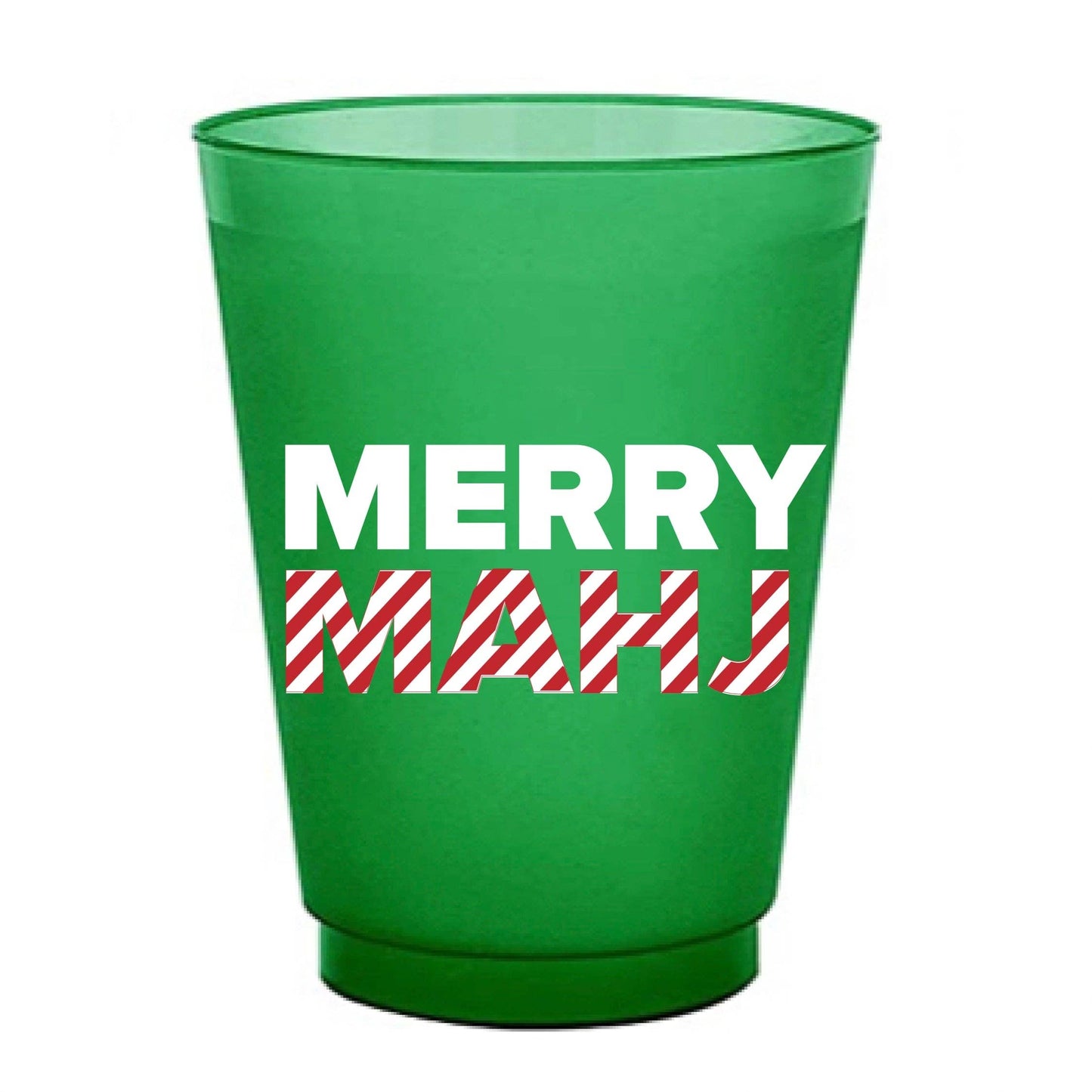 “MERRY MAHJ” FROST FLEX CUPS