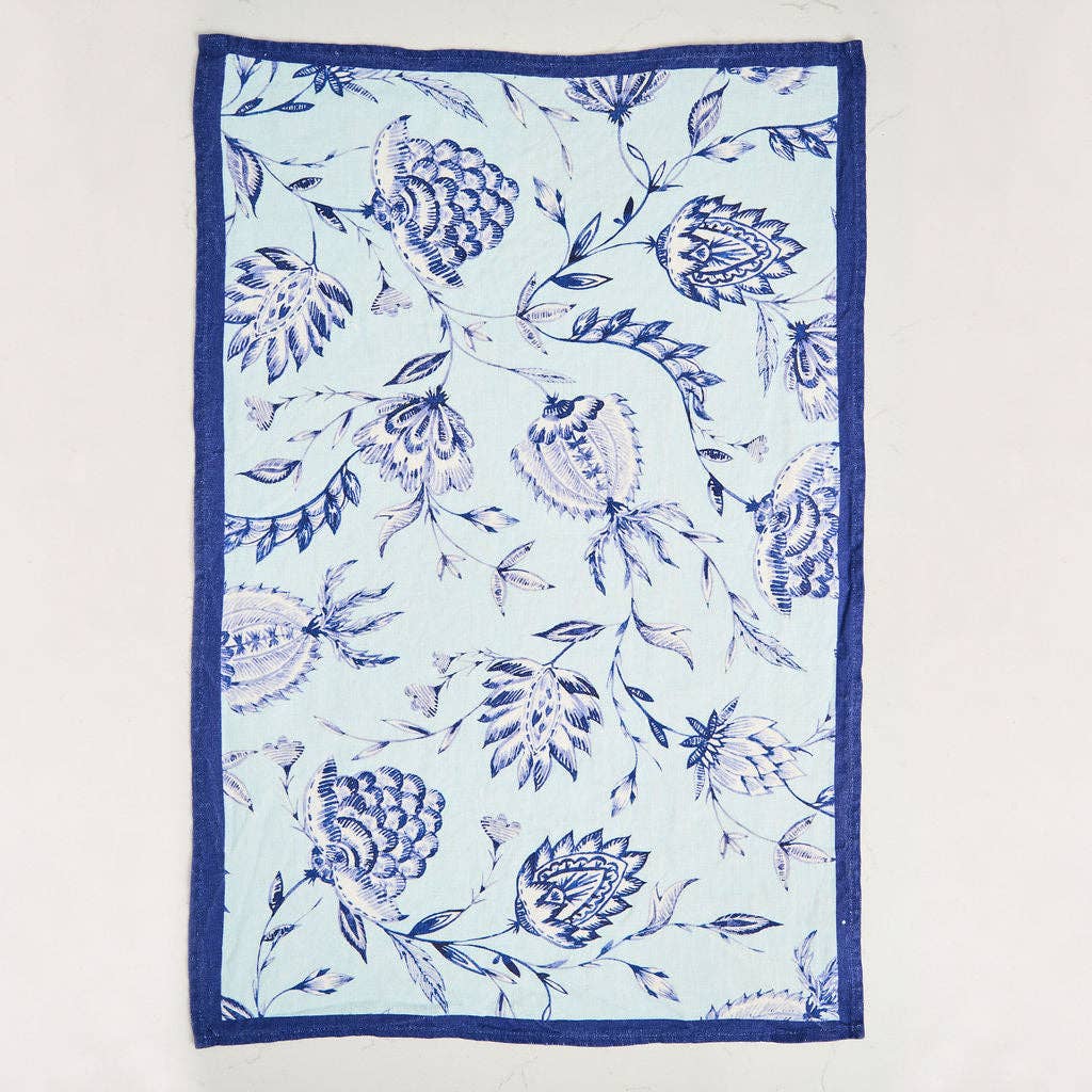 Indigo Batik - Sky Tea Towel
