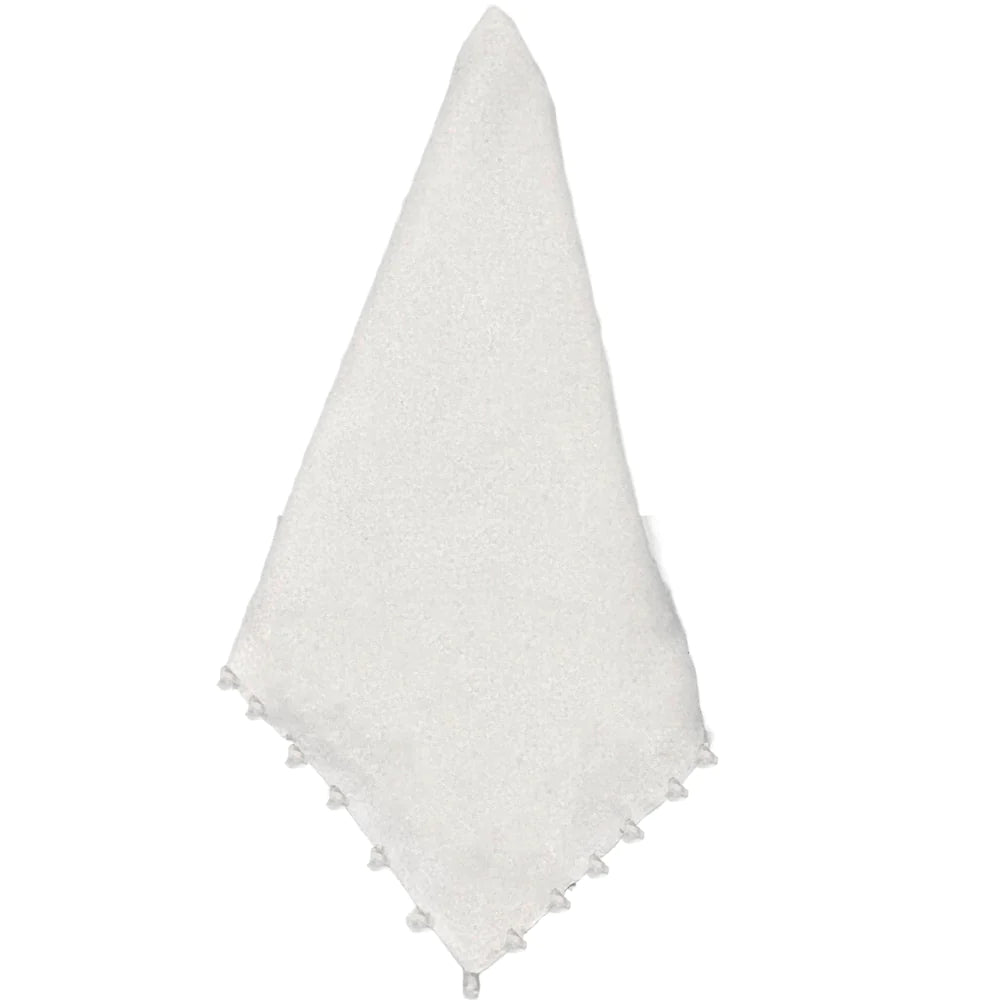 Pom Pom White Napkin