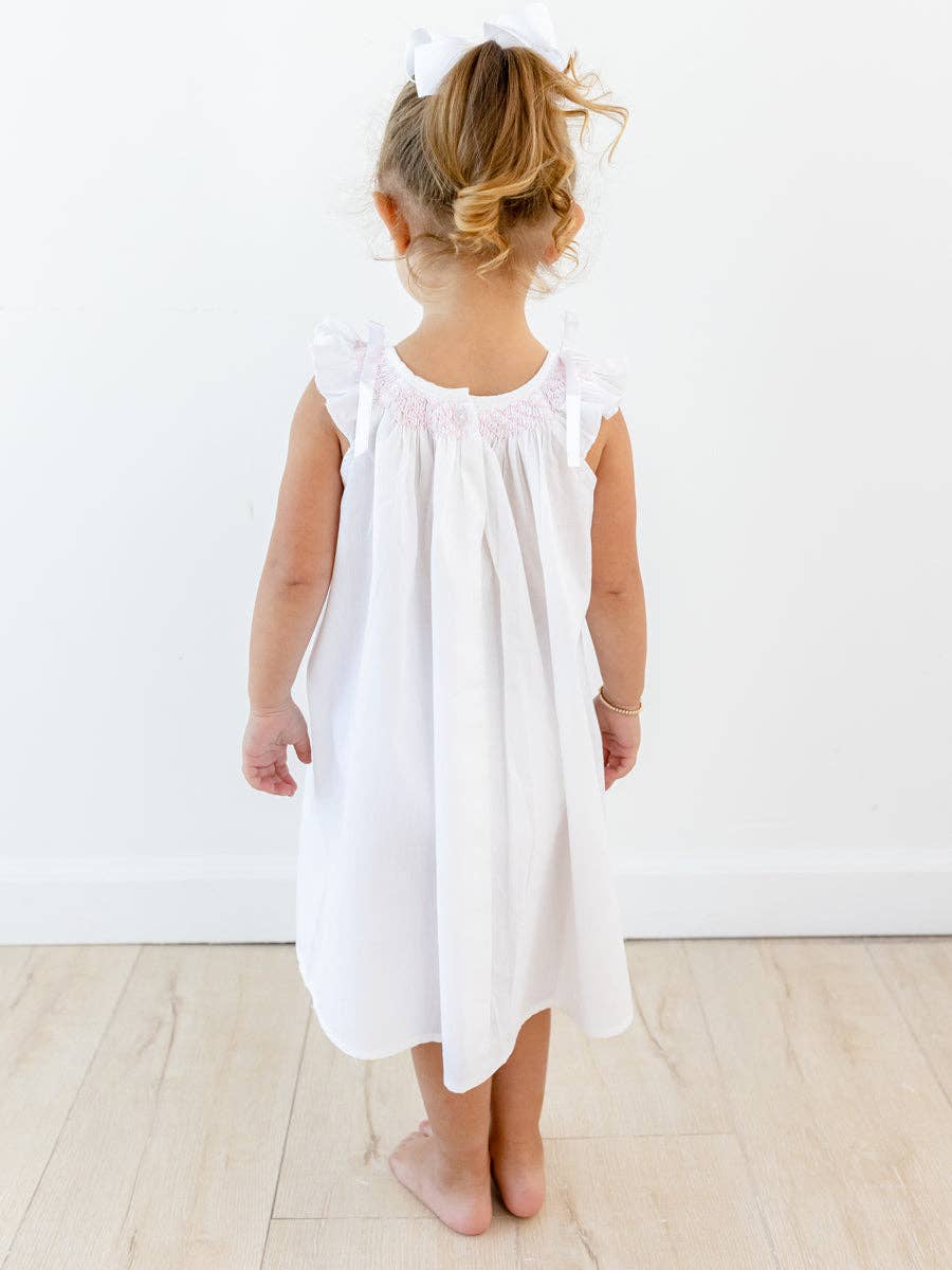 Mathilde White Cotton Dress