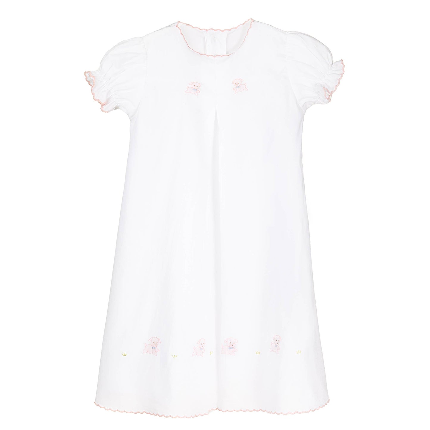 BABY PUPPY COTTON DAYGOWN: Pink / 0/3M