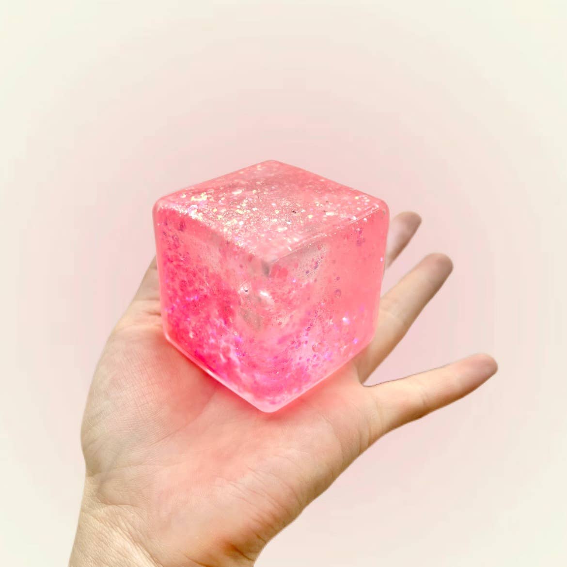 Glitter Cube Squishy