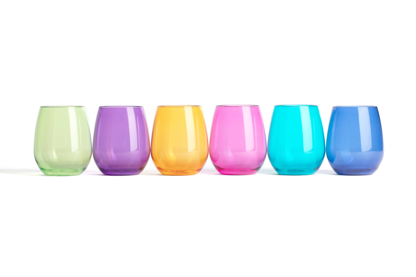 Acrylic Stemless Wine Glasses