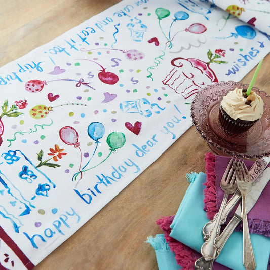 Happy Birthday Table Runner