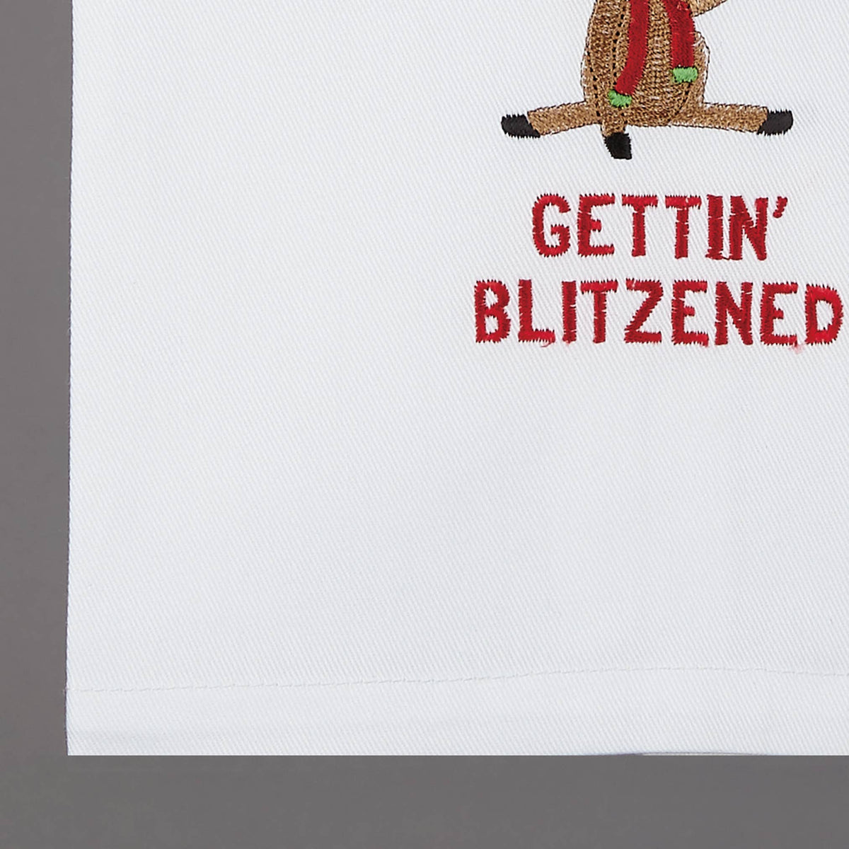 Gettin Blitzened Kitchen Towel