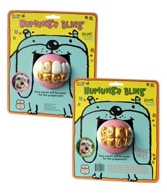 Humunga Bling - Durable Rubber Pet Chew Toy for Dogs