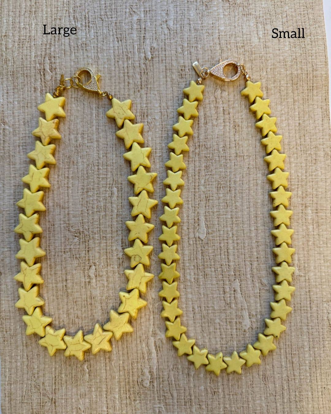 Sea Star Necklace - Large - Yellow