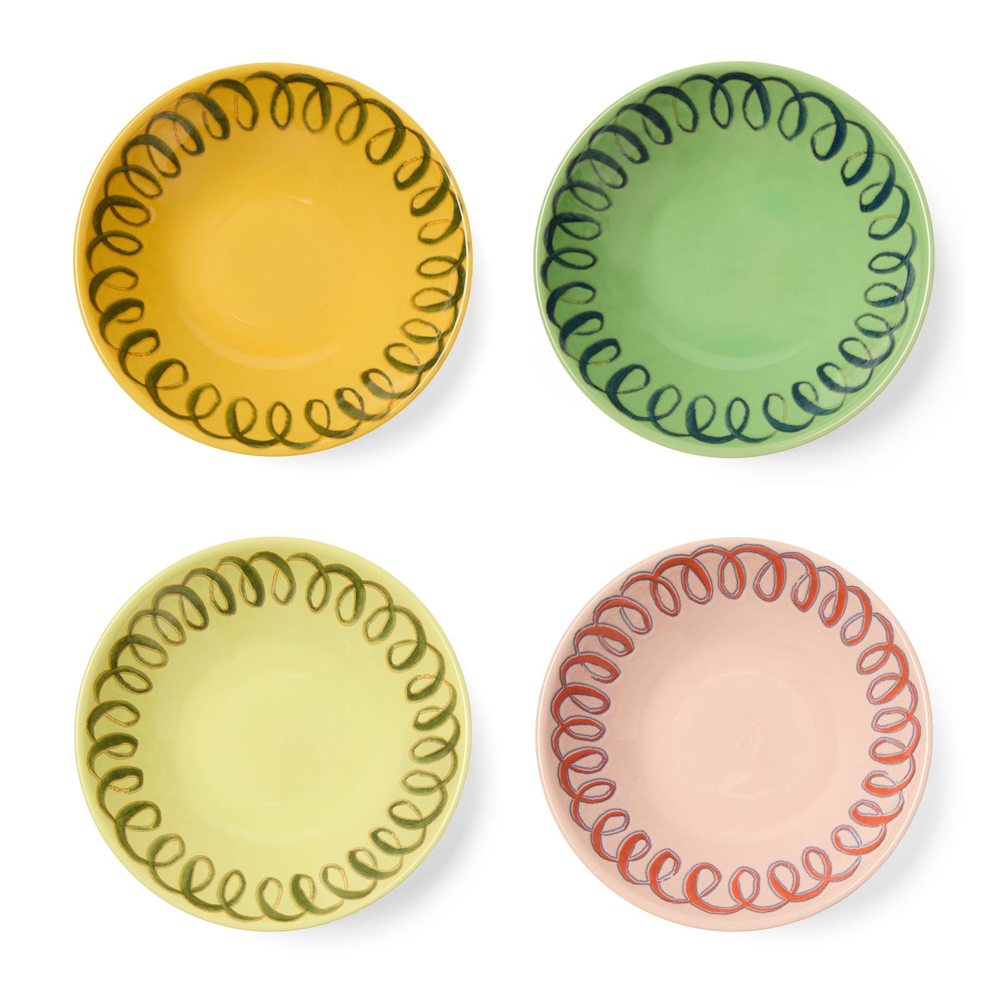 Amalfi Cereal Bowl Green - 7" Diameter - 10.1 fl oz