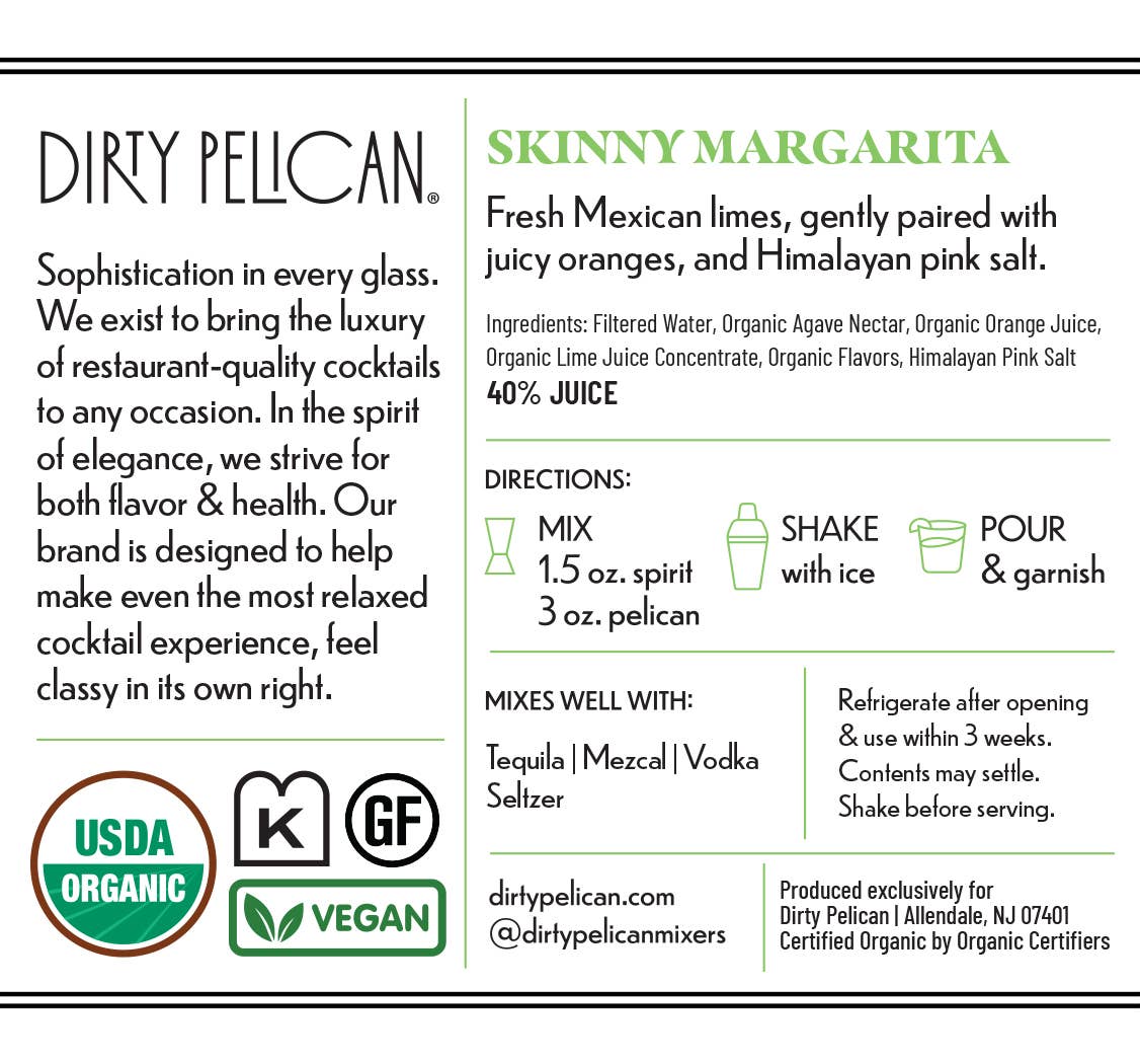 Skinny Classic Margarita