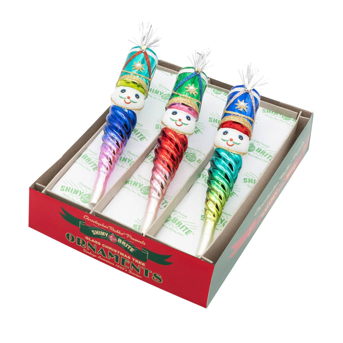 Holiday Glass Ornament – Confetti Nutcracker