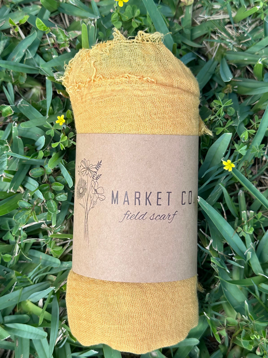 Gauze Scarf - Saffron 