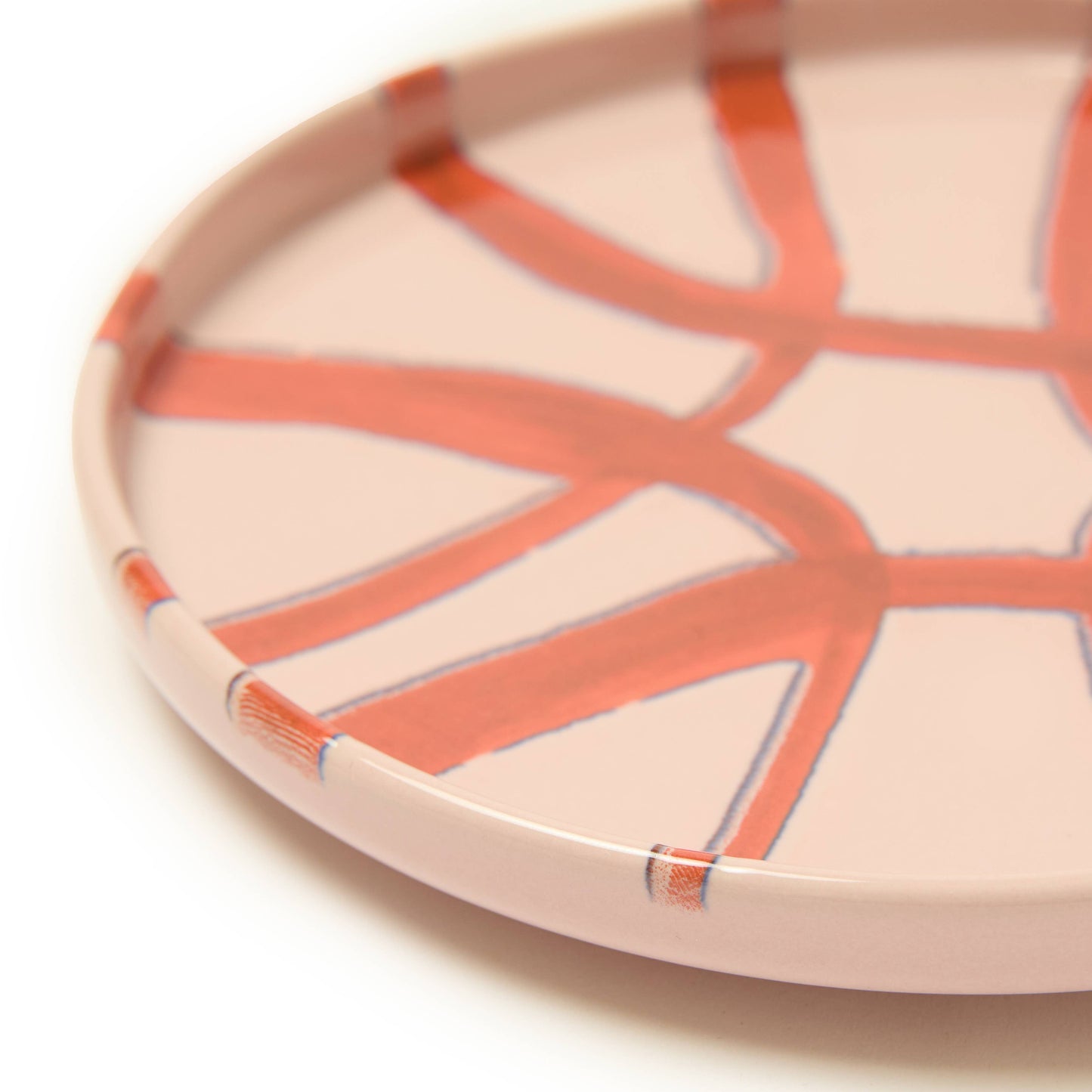Amalfi Appetizer Plate Pink - 7.1" Diameter